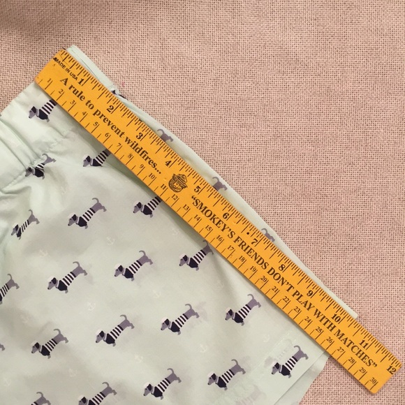 J. Crew Cool Mint Dachshund Print Sleep Short NWT - Picture 7 of 8